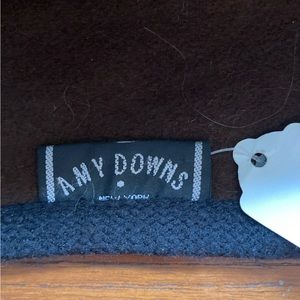 Amy Downs Brown Felt Hat- New